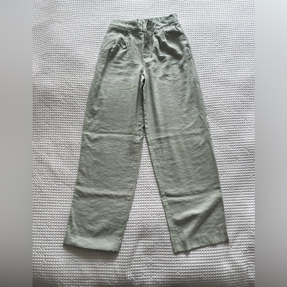 Sage green trouser pant
